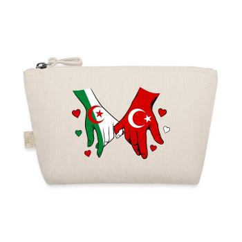 Algérie Drapeau Turc se tenant la main - Trousse biologique - nature - Devant