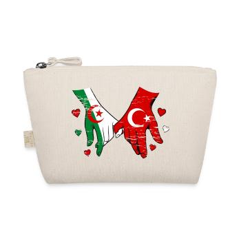 Algérie Drapeau Turc Tenue de la main utilisée - Trousse biologique - nature - Devant