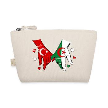 Prise de main du drapeau de la Turquie Algérie utilisée - Trousse biologique - nature - Devant