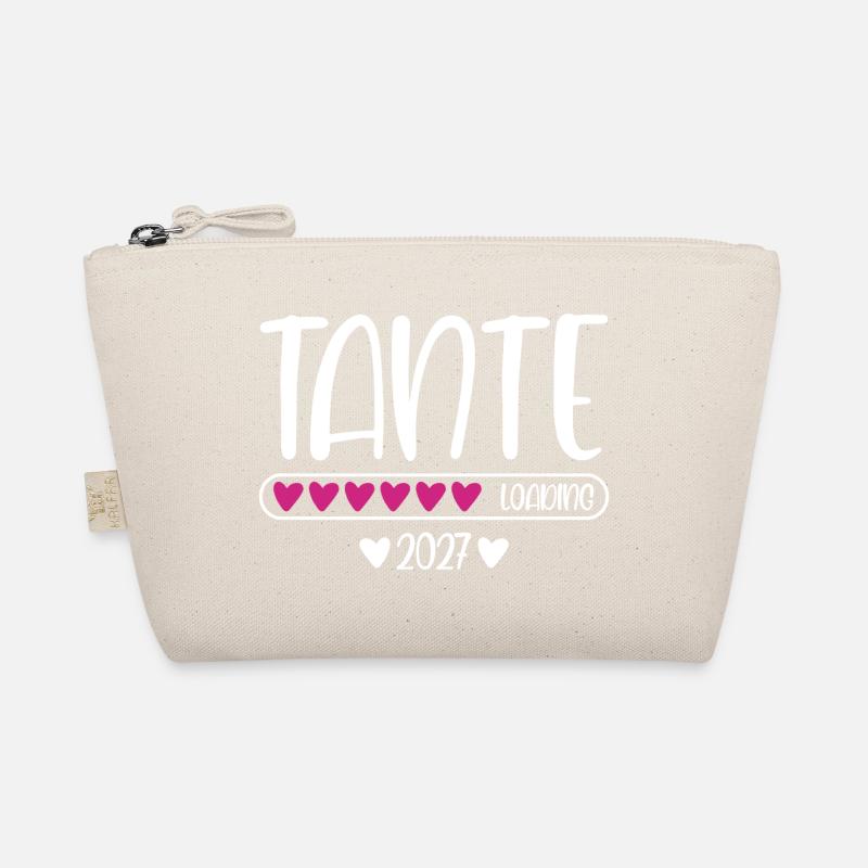 Aunt 2027 loading with heart loading bar Organic Pouch