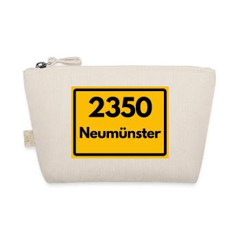 ALTE POSTLEITZAHL PLZ RETRO 2350 NEUMÜNSTER – STOR - Bio-Täschchen - Natur - Vorne