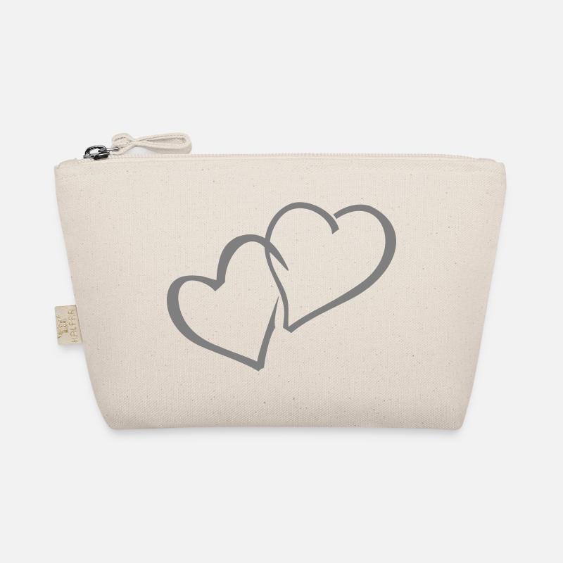 hearts Herz Herzen Bio-Täschchen