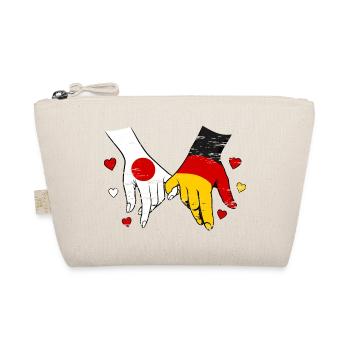 Japan_Deutschland_Flagge_Händehalten utilisés - Trousse biologique - nature - Devant