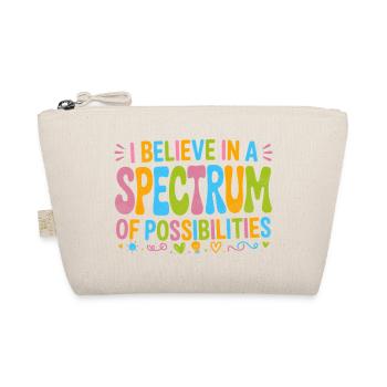 Autism Awareness Support rainbow - Organic Pouch - nature - Front