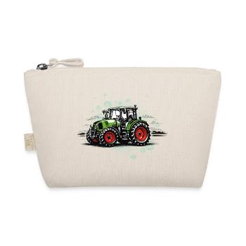 Tracteur vintage – cadeau Trekker en demi-teinte - Trousse biologique - nature - Devant