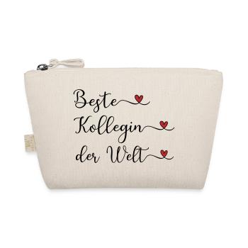 Beste Kollegin der Welt - Bio-Täschchen - Natur - Vorne