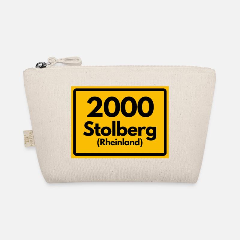 ALTE POSTLEITZAHL PLZ RETRO  2000 STOLBERG  Bio-Täschchen