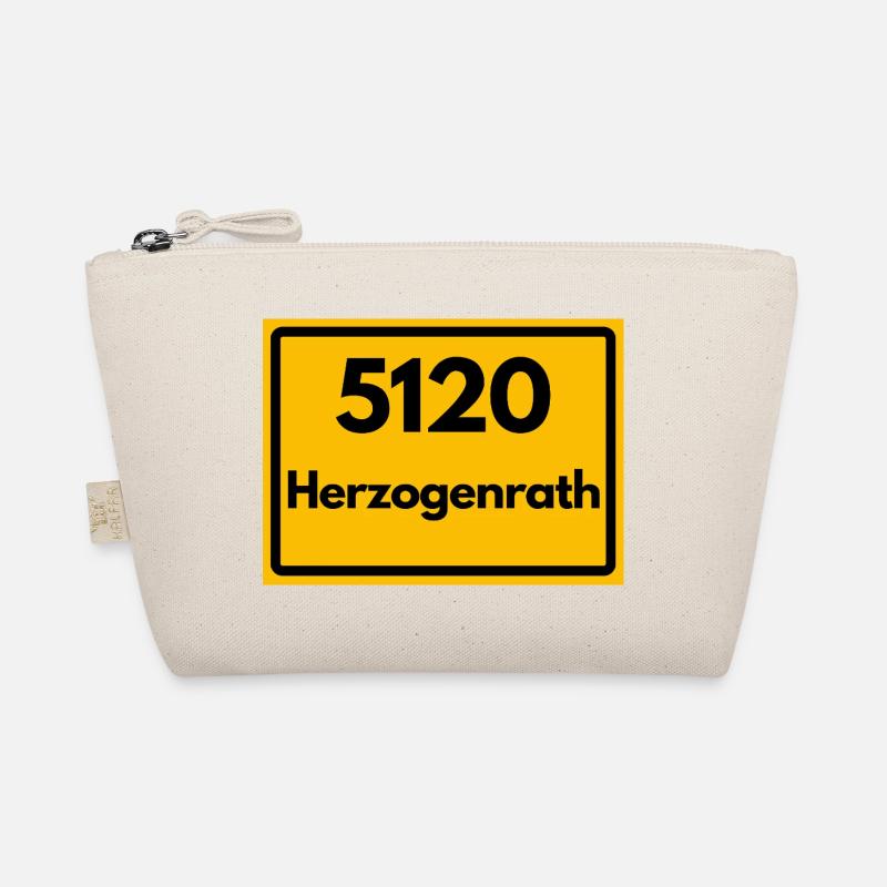 ALTE POSTLEITZAHL PLZ RETRO 5120 HERZOGENRATH Bio-Täschchen