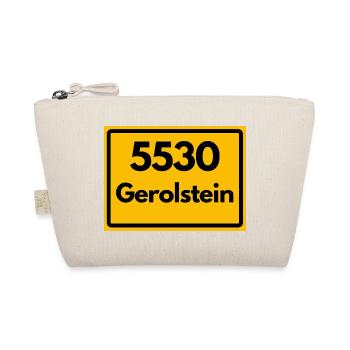 ALTE POSTLEITZAHL PLZ RETRO 5530 GEROLSTEIN - Bio-Täschchen - Natur - Vorne