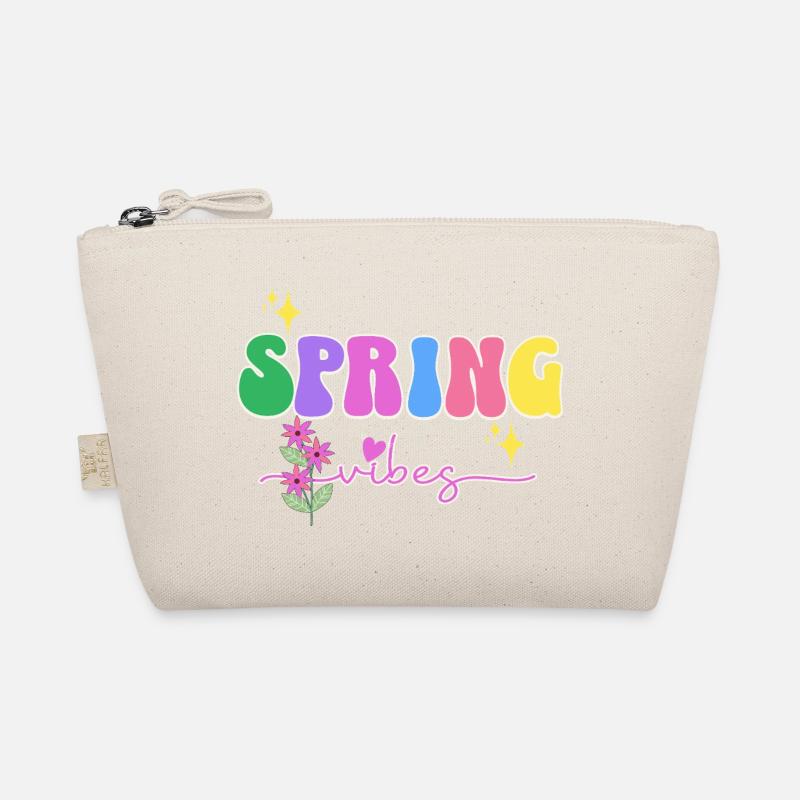 Spring Vibes: Bunte Blüten, Frühling Bio-Täschchen