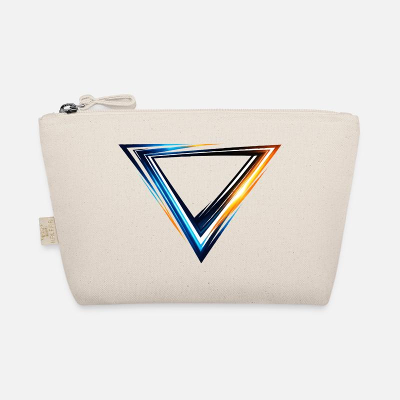 Leotard Design Triangle Sporty Modern Style Organic Pouch