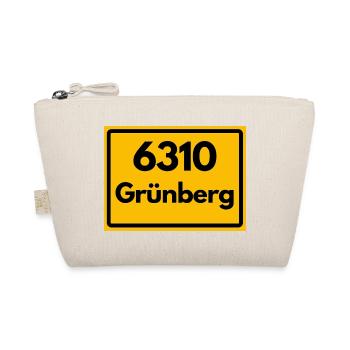 ALTE POSTLEITZAHL PLZ RETRO 6310 GRÜBERG HEIMAT - Bio-Täschchen - Natur - Vorne