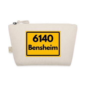 ALTE POSTLEITZAHL PLZ RETRO 6140 BENSHEIM HEIMAT - Bio-Täschchen - Natur - Vorne