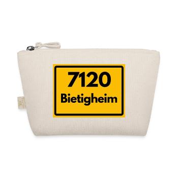 ALTE POSTLEITZAHL PLZ RETRO 7120 BIETIGHEIM HEIMAT - Bio-Täschchen - Natur - Vorne