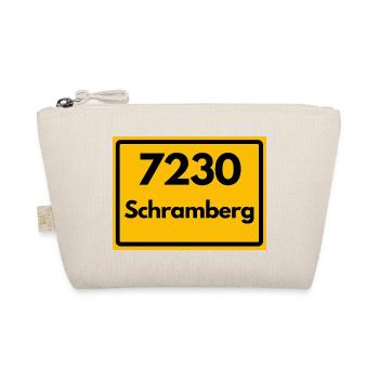 ALTE POSTLEITZAHL PLZ RETRO 7230 SCHRAMBERG HEIMAT - Bio-Täschchen - Natur - Vorne