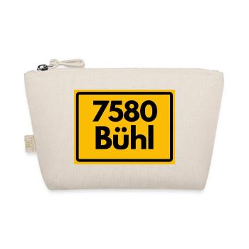 ALTE POSTLEITZAHL PLZ RETRO 7580 BÜHL HEIMATSTOLZ - Bio-Täschchen - Natur - Vorne