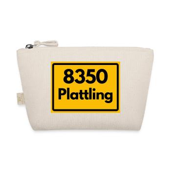 ALTE POSTLEITZAHL PLZ RETRO 8350 PLATTLING HEIMAT - Bio-Täschchen - Natur - Vorne