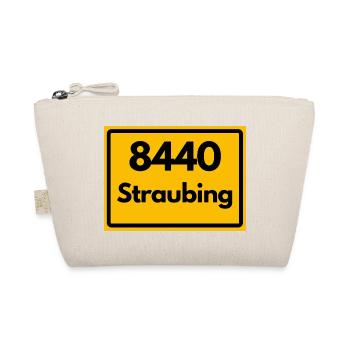 ALTE POSTLEITZAHL PLZ RETRO 8440 STRAUBING HEIMAT - Bio-Täschchen - Natur - Vorne