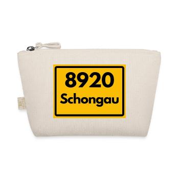 ALTE POSTLEITZAHL PLZ RETRO 8920 SCHONGAU HEIMAT - Bio-Täschchen - Natur - Vorne