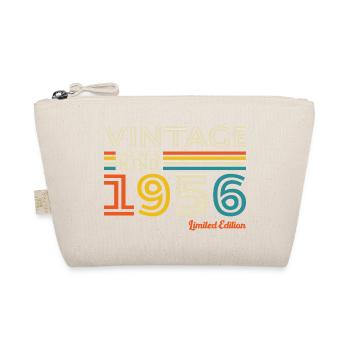 1956 Vintage Retro Birthday Gift - Organic Pouch - nature - Front