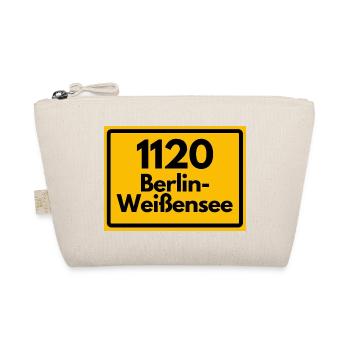 ALTE POSTLEITZAHL PLZ RETRO 1120 BERLIN WEISSENSEE - Bio-Täschchen - Natur - Vorne