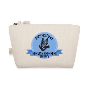Protected By German Shepherd Security - Organic Pouch - nature - Front