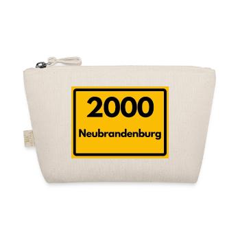 ALTE POSTLEITZAHL PLZ RETRO 2000 NEUBRANDENBURG  - Bio-Täschchen - Natur - Vorne