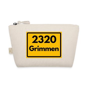 OLD POSTCODE POSTCODE RETRO 2320 GRIMMEN HEIMAT - Organic Pouch - nature - Front
