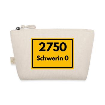 ALTE POSTLEITZAHL PLZ RETRO 2750 SCHWERIN 0 HEIMAT - Bio-Täschchen - Natur - Vorne