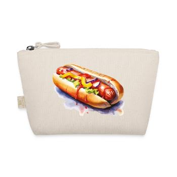 Hot Dog Street Art Illustration - Organic Pouch - nature - Front