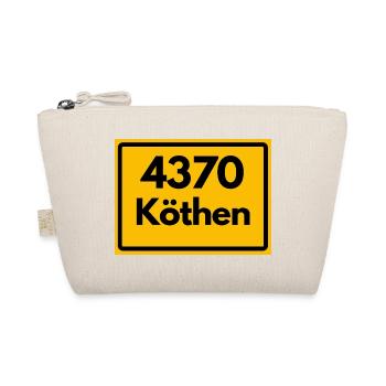 OLD POSTCODE ZIP CODE 4370 KÖTHEN HEIMATSTOLZ - Organic Pouch - nature - Front