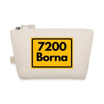 7200 BORNA HEIMATSTOLZ ORIGINAL KULT PUR SACHSEN - Bio-Täschchen - Natur - Vorne