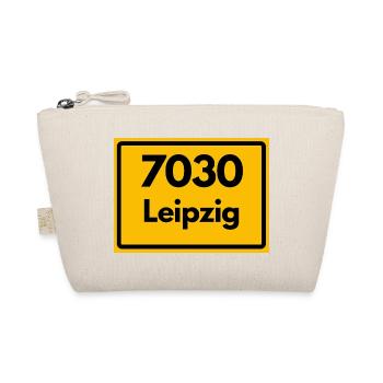 7030 LEIPZIG HEIMATSTOLZ ORIGINAL KULT PUR SACHSEN - Bio-Täschchen - Natur - Vorne