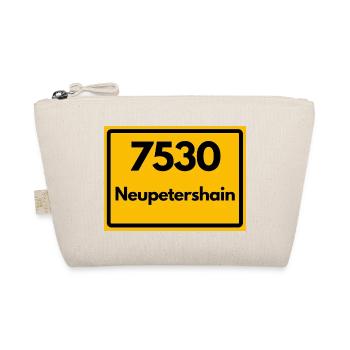 ALTE POSTLEITZAHL PLZ RETRO 7530 NEUPETERSHAIN - Bio-Täschchen - Natur - Vorne