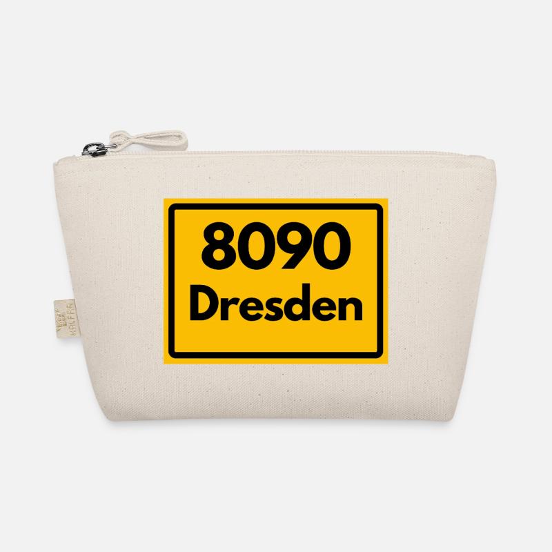 ALTE POSTLEITZAHL PLZ 8090 DRESDEN SACHSEN RETRO Bio-Täschchen