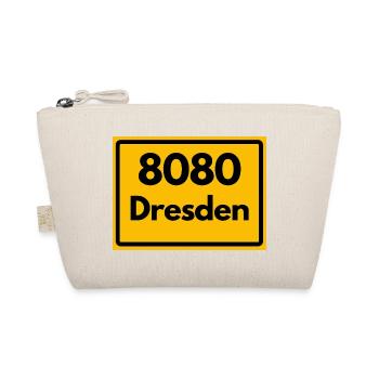 ALTE POSTLEITZAHL PLZ 8080 DRESDEN SACHSEN - Bio-Täschchen - Natur - Vorne