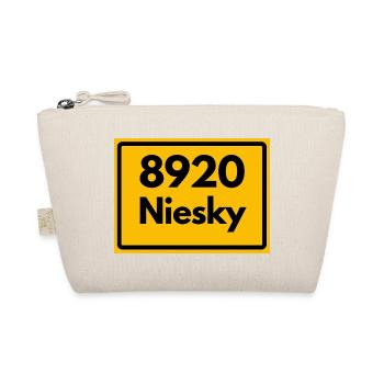 8920 02906 NIESKY SACHSEN 8920  ALTE POSTLEITZAHL  - Bio-Täschchen - Natur - Vorne