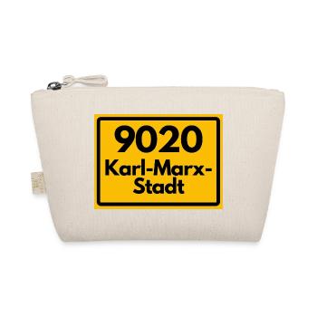 9020 PLZ SACHSEN KARL MARX STADT ALTE POSTLEITZAHL - Bio-Täschchen - Natur - Vorne