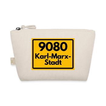 ALTE POSTLEITZAHL 9080 KARL-MARX-STADT PLZ - Bio-Täschchen - Natur - Vorne