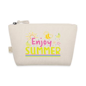 Enjoy the summer - Organic Pouch - nature - Front