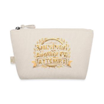 Survived Another PR Attempt Funny PR Gym Gift - Organic Pouch - nature - Front