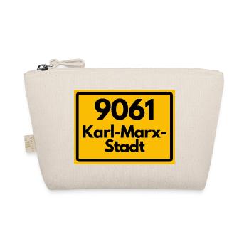 9061 KARL-MARX-STADT DDR RETRO ALTE POSTLEITZAHL - Bio-Täschchen - Natur - Vorne