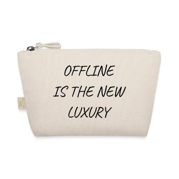 Offline is luxury - Organic Pouch - nature - Front