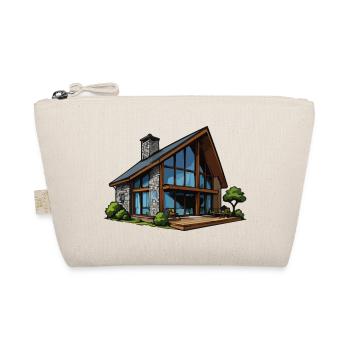 Chalet en bois à façade vitrée - Trousse biologique - nature - Devant