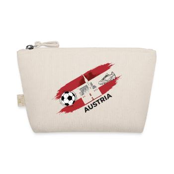Austria Football Shirt Supporter Austria Foot - Organic Pouch - nature - Front