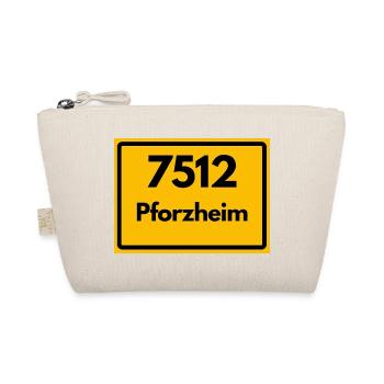 ALTE POSTLEITZAHL 7512 PLZ 75172 PFORZHEIM BAWÜ - Bio-Täschchen - Natur - Vorne