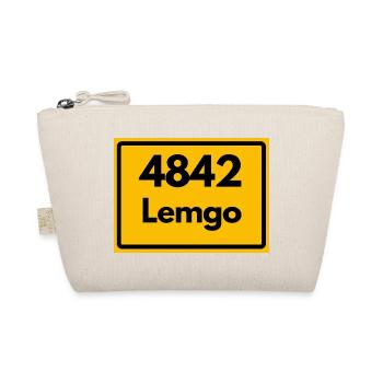 ALTE POSTLEITZAHL 4842 PLZ 32657 LEMGO NRW - Bio-Täschchen - Natur - Vorne