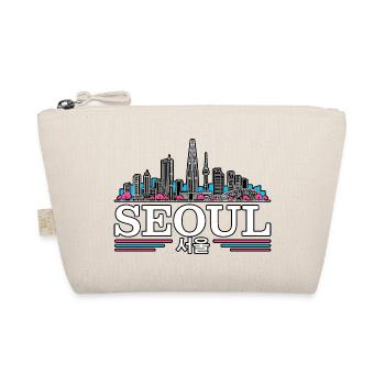 Seoul Korea Retro Vintage South Korean - Organic Pouch - nature - Front