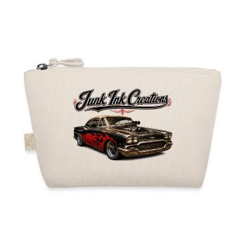 Junk Ink Creations – Hot Rod & Rockabilly Design - Bio-Täschchen - Natur - Vorne