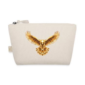 Golden Eagle Wing Emblem - Organic Pouch - nature - Front